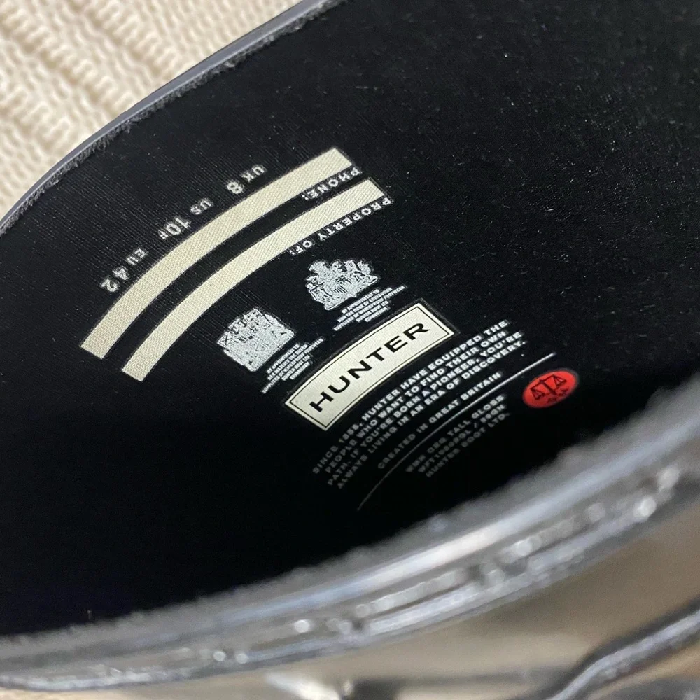 Hunter Black Women's Winter & Rain Boots - Picture 6 of 9